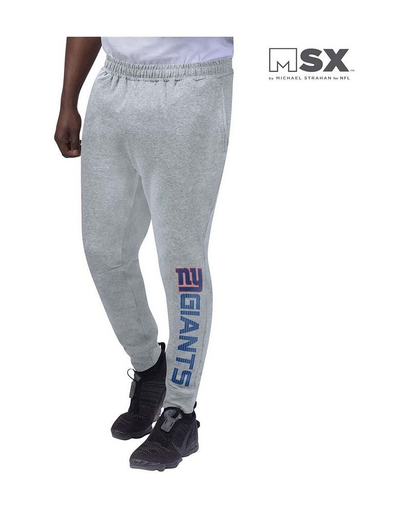 Men's Heather Gray New York Giants Jogger Pants $46.79 Pants