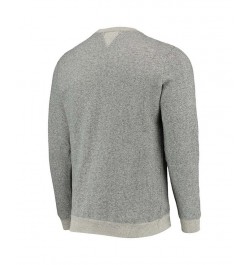 Men's Heathered Gray Boston Celtics Marled French Terry Pullover Sweatshirt $39.95 Sweatshirt