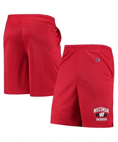 Men's Red Wisconsin Badgers Classic Shorts $19.35 Shorts