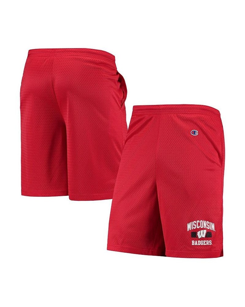 Men's Red Wisconsin Badgers Classic Shorts $19.35 Shorts