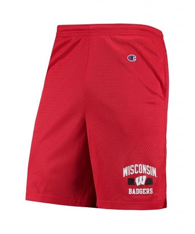 Men's Red Wisconsin Badgers Classic Shorts $19.35 Shorts