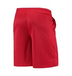 Men's Red Wisconsin Badgers Classic Shorts $19.35 Shorts