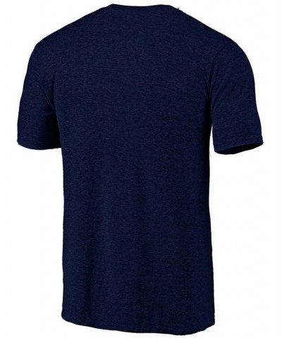 Men's Navy Atlanta Braves Weathered Official Logo Tri-Blend T-shirt $18.90 T-Shirts