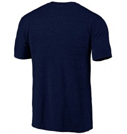 Men's Navy Atlanta Braves Weathered Official Logo Tri-Blend T-shirt $18.90 T-Shirts