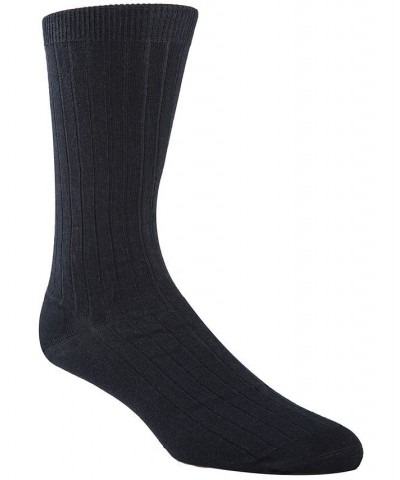 Men's Ribbed Socks Blue $9.56 Socks