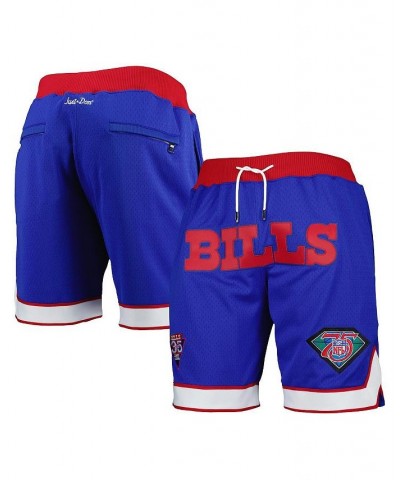 Men's Royal Buffalo Bills 35Th Anniversary Just Don Throwback Shorts $172.20 Shorts