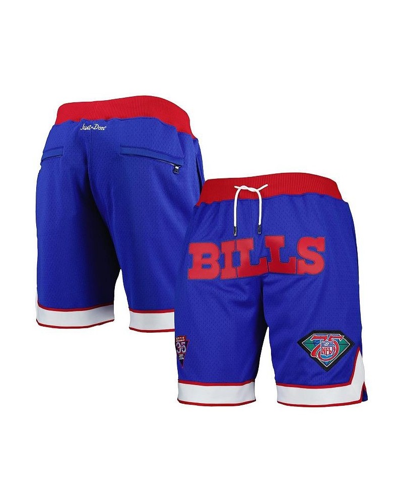 Men's Royal Buffalo Bills 35Th Anniversary Just Don Throwback Shorts $172.20 Shorts