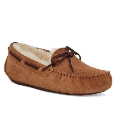 Women's Dakota Moccasin Slippers Brown $48.00 Shoes