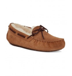 Women's Dakota Moccasin Slippers Brown $48.00 Shoes