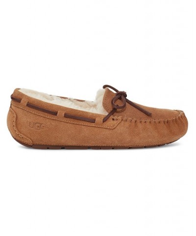 Women's Dakota Moccasin Slippers Brown $48.00 Shoes