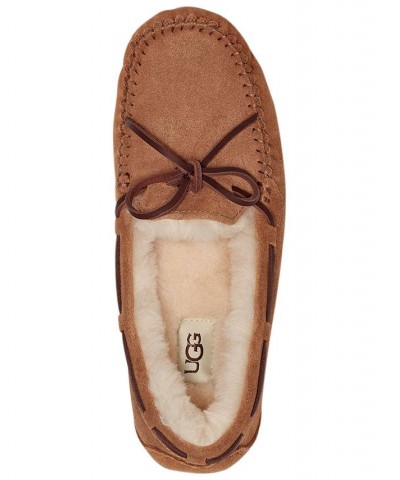 Women's Dakota Moccasin Slippers Brown $48.00 Shoes