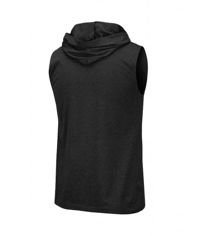 Men's Heathered Black Oklahoma State Cowboys Varsity Hoodie Tank Top $16.00 T-Shirts