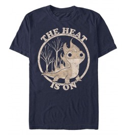 Men's Heat is On Short Sleeve Crew T-shirt Blue $18.54 T-Shirts