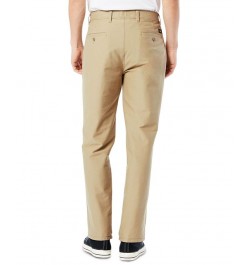 Men's Straight-Fit Comfort Knit Chinos Tan/Beige $32.50 Pants