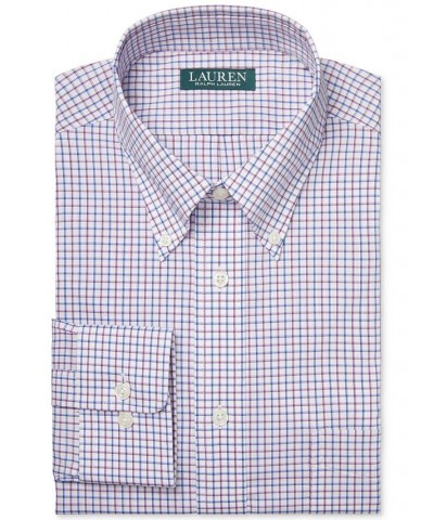 Men's Regular Fit Wrinkle Free Stretch Dress Shirt, Online Exclusive Purple $21.12 Dress Shirts