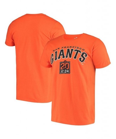 Men's Branded Orange San Francisco Giants Classic 20 at 24 T-shirt $15.98 T-Shirts