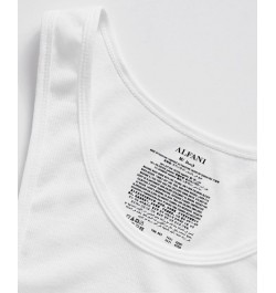 Men's 5-Pk. Moisture-Wicking Solid Tanks White $11.00 Undershirt