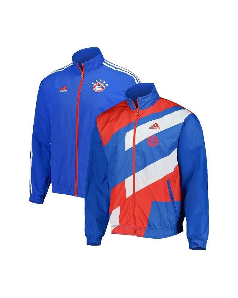 Men's Blue Bayern Munich Team Logo Anthem Full-Zip Jacket $30.90 Jackets