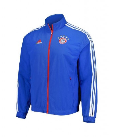 Men's Blue Bayern Munich Team Logo Anthem Full-Zip Jacket $30.90 Jackets