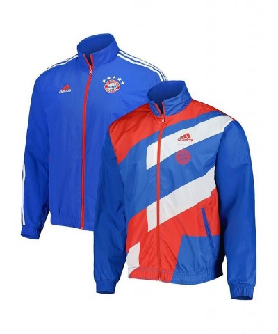 Men's Blue Bayern Munich Team Logo Anthem Full-Zip Jacket $30.90 Jackets