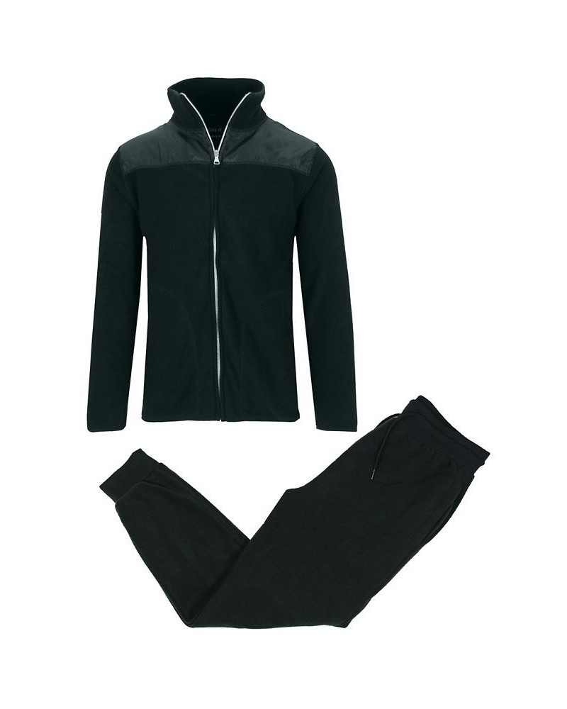 Men's Sweater Jogger Polar Fleece Matching, 2 Piece Set Charcoal $61.51 Sweatshirt