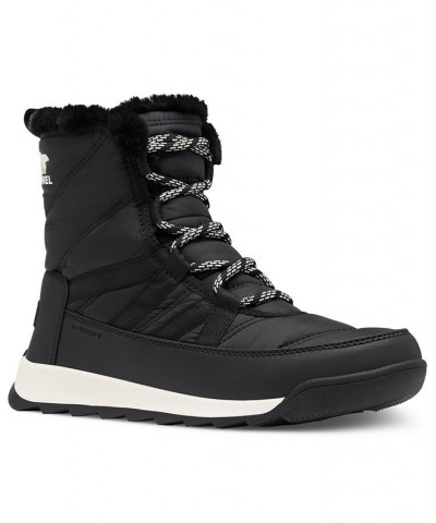 Women's Whitney II Short Lace-Up Boots Black $42.36 Shoes