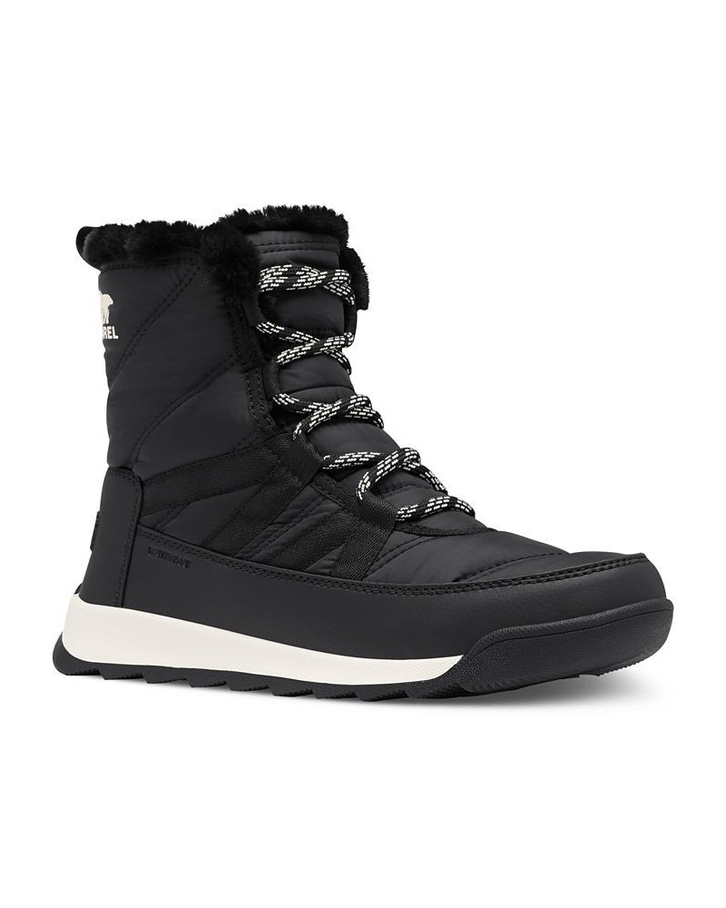 Women's Whitney II Short Lace-Up Boots Black $42.36 Shoes