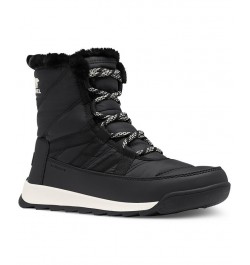 Women's Whitney II Short Lace-Up Boots Black $42.36 Shoes