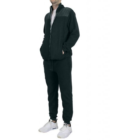 Men's Sweater Jogger Polar Fleece Matching, 2 Piece Set Charcoal $61.51 Sweatshirt