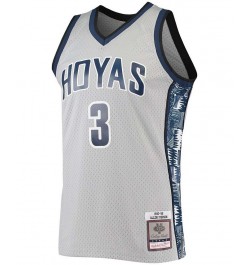 Men's Allen Iverson Gray Georgetown Hoyas 1995-96 Swingman Replica Jersey $72.50 Jersey