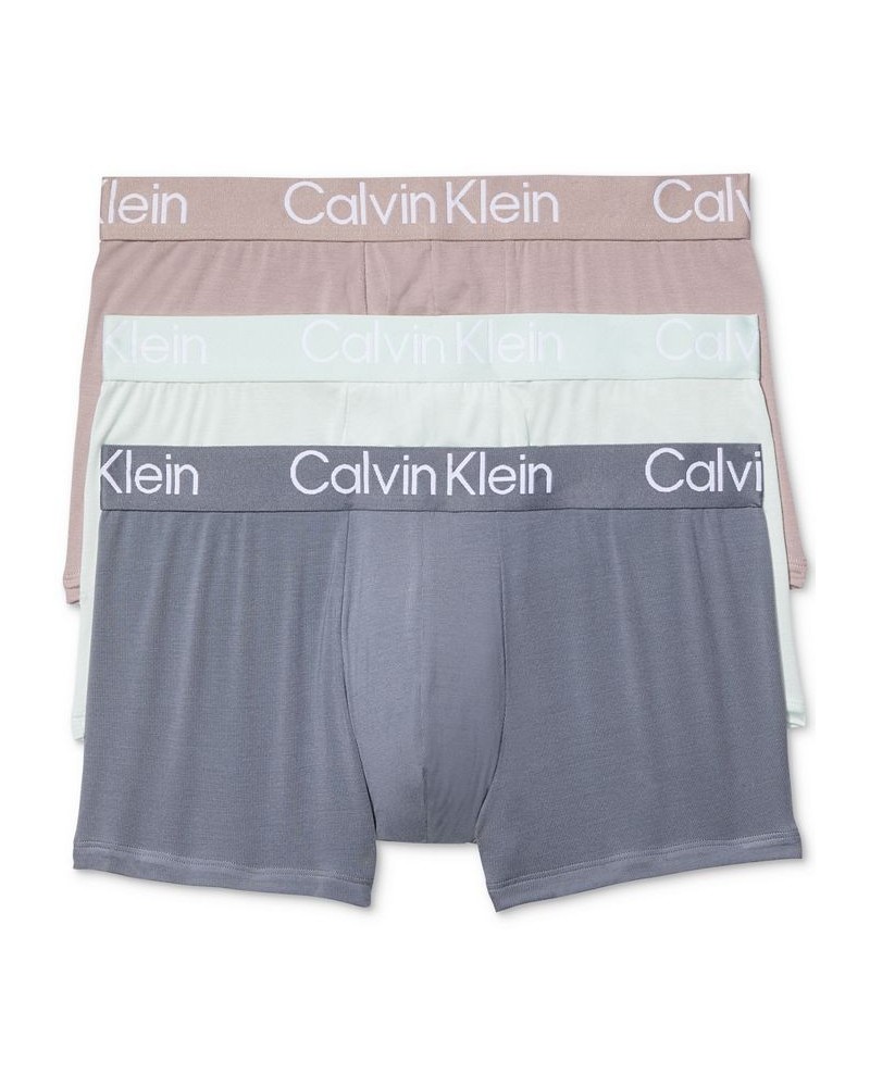 Men's Ultra Soft Modern Modal Trunk 3pk Gray $25.32 Underwear