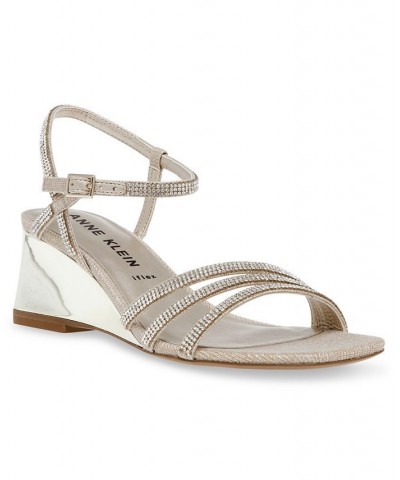 Women's Genova Buckle Wedge Sandals PD03 $45.60 Shoes