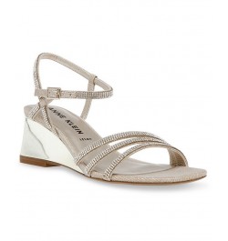 Women's Genova Buckle Wedge Sandals PD03 $45.60 Shoes