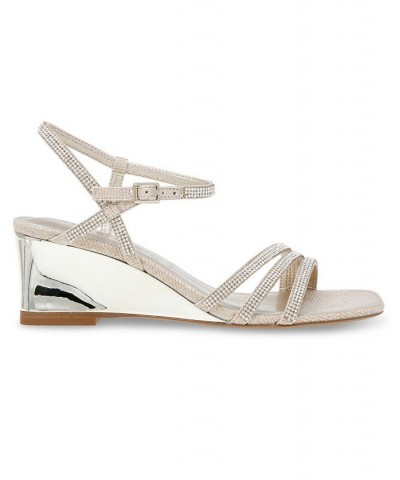 Women's Genova Buckle Wedge Sandals PD03 $45.60 Shoes