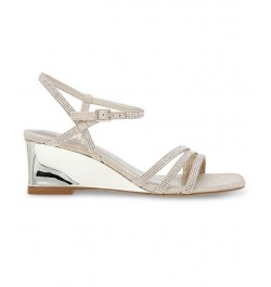 Women's Genova Buckle Wedge Sandals PD03 $45.60 Shoes