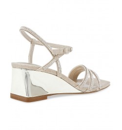 Women's Genova Buckle Wedge Sandals PD03 $45.60 Shoes