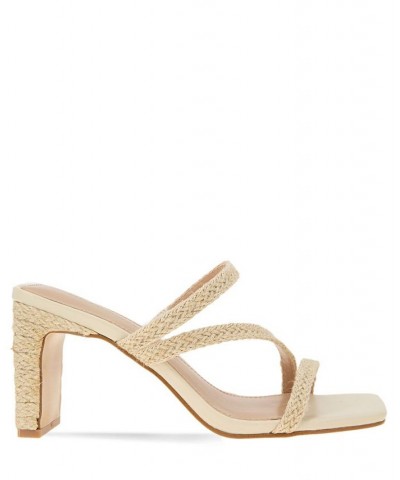 Women's Fisher Slip-on Sandal Ivory/Cream $38.15 Shoes