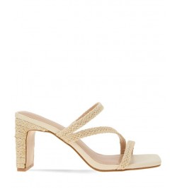 Women's Fisher Slip-on Sandal Ivory/Cream $38.15 Shoes