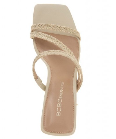 Women's Fisher Slip-on Sandal Ivory/Cream $38.15 Shoes