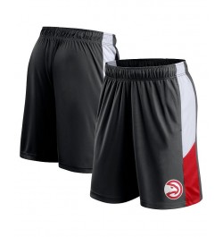 Men's Branded Black Atlanta Hawks Champion Rush Colorblock Performance Shorts $20.70 Shorts