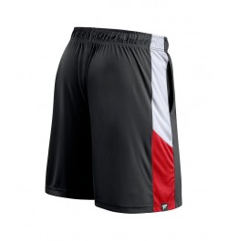 Men's Branded Black Atlanta Hawks Champion Rush Colorblock Performance Shorts $20.70 Shorts