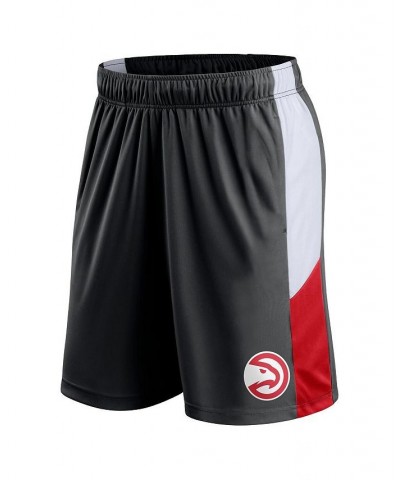 Men's Branded Black Atlanta Hawks Champion Rush Colorblock Performance Shorts $20.70 Shorts