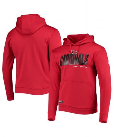 Men's Cardinal Arizona Cardinals Combine Authentic Hard Hash Pullover Hoodie $33.47 Sweatshirt