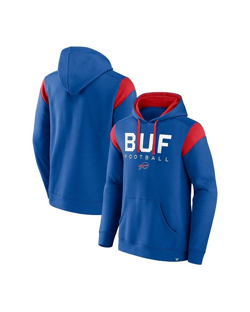 Men's Branded Royal Buffalo Bills Call The Shot Pullover Hoodie $35.18 Sweatshirt