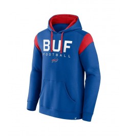 Men's Branded Royal Buffalo Bills Call The Shot Pullover Hoodie $35.18 Sweatshirt