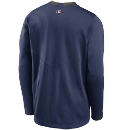 Men's Charcoal, Navy Boston Red Sox Authentic Collection Thermal Crew Performance Pullover Sweatshirt $45.00 Sweatshirt