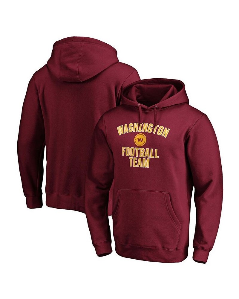 Men's Burgundy Washington Football Team Victory Arch Pullover Hoodie $25.52 Sweatshirt