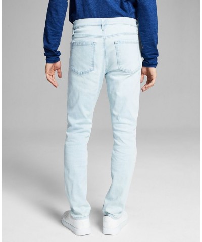 Men's Slim-Fit Stretch Jeans Super Light Blue Wash $18.89 Jeans