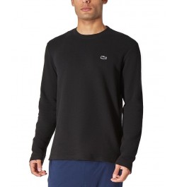 Men's Lacoste Thermal Shirt Black $12.77 Pajama