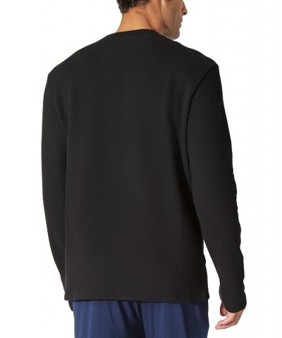 Men's Lacoste Thermal Shirt Black $12.77 Pajama